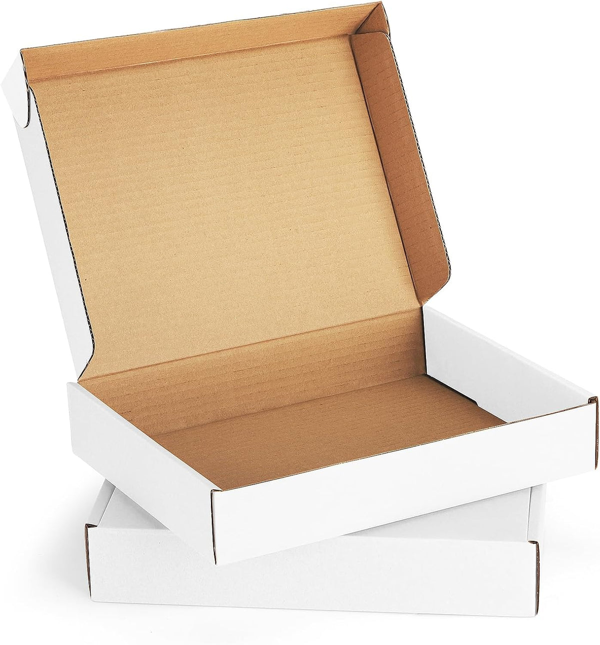 11x8x2" White Shipping Boxes Corrugated Box Mailers 20 Pack Cardboard Shipping Boxes for Small Business, Mailing