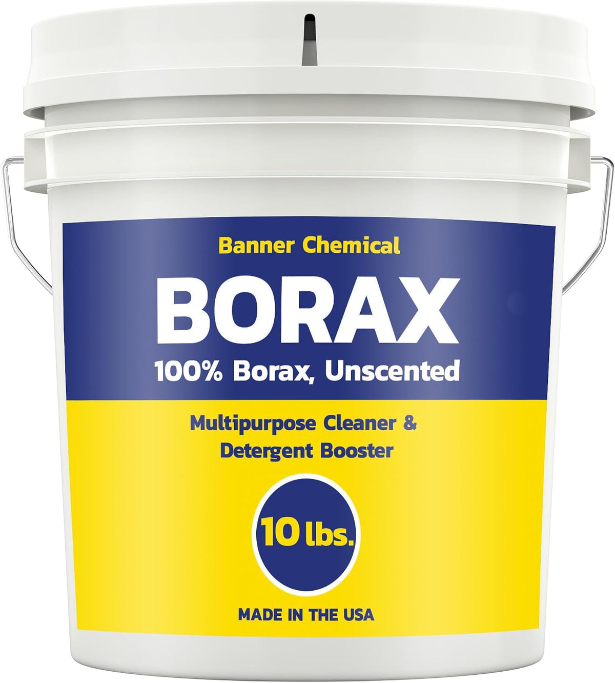Raw Borax, 100% Pure Multi-Purpose Cleaner (10 lbs)