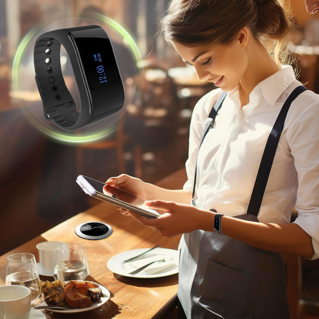 Wireless Pager Calling System Waterproof Watch Receiver APE6900