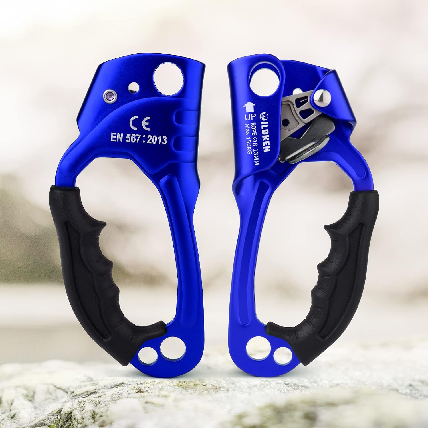 Climbing Hand Ascender Outdoor Mountaineering Tree Arborist Climbing Rappelling Equip Hand Ascender for 8-14MM Rope