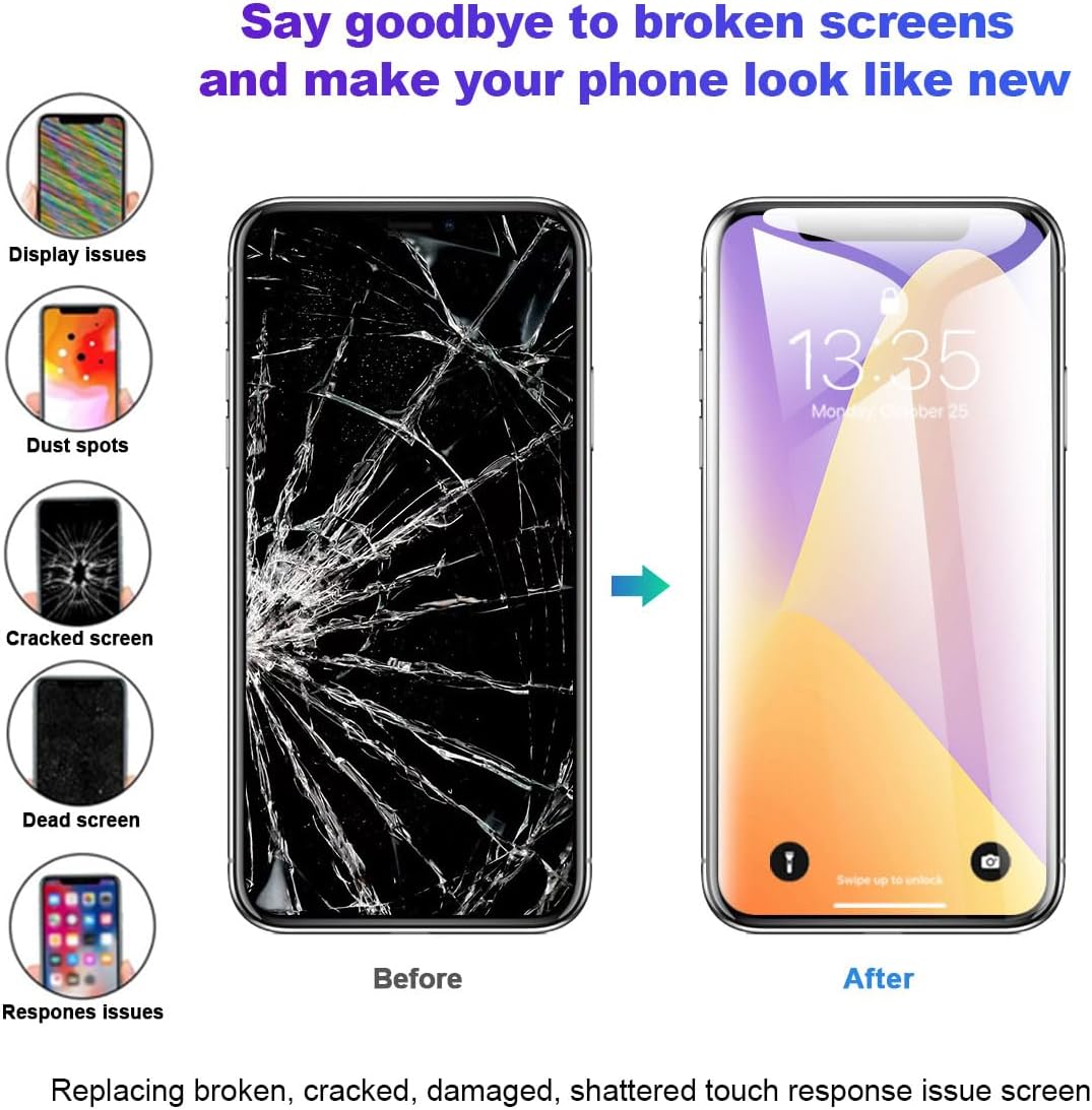 EFAITHFIX for iPhone 11 Screen Replacement 6.1 inch Full HD LCD