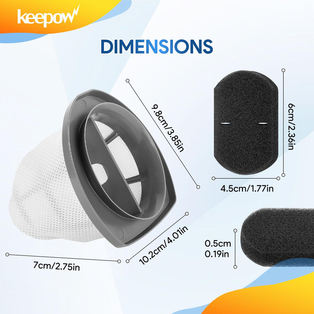 2033 Vacuum Filter Set Compatible with Bissell Featherweight