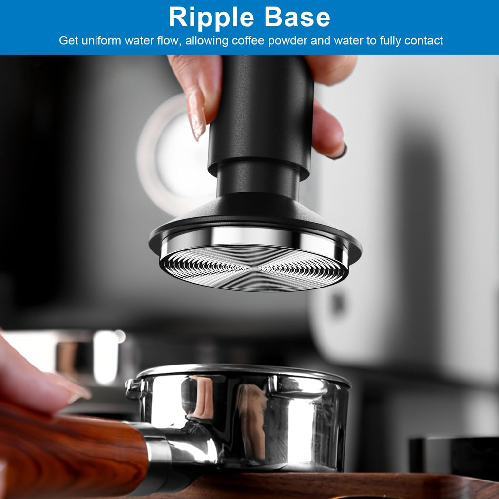 2-in-1 Espresso Tamper & WDT Tool, 53mm Spring Loaded