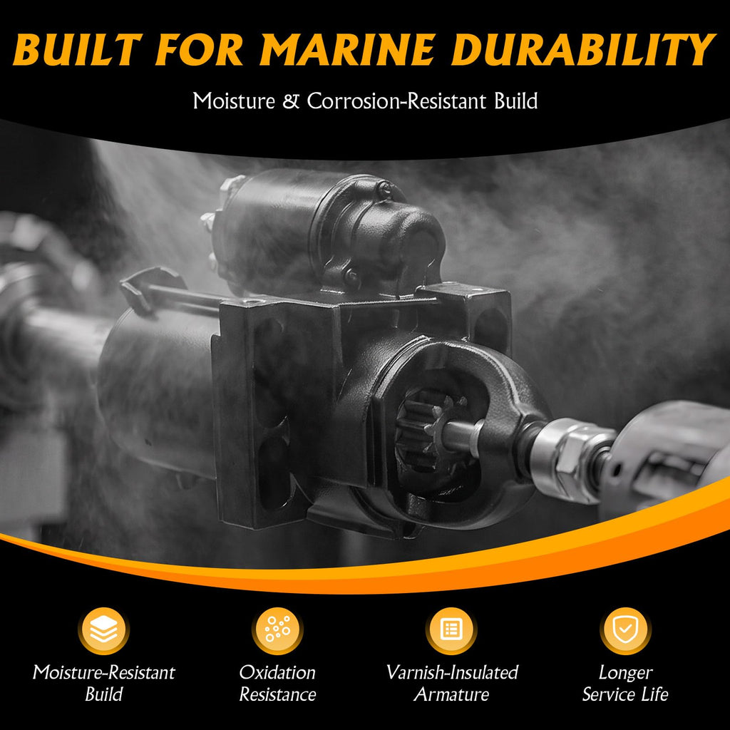 Marine Starter Replacement Mercruiser & Volvo Penta Delco Mando 4.3-8.2L