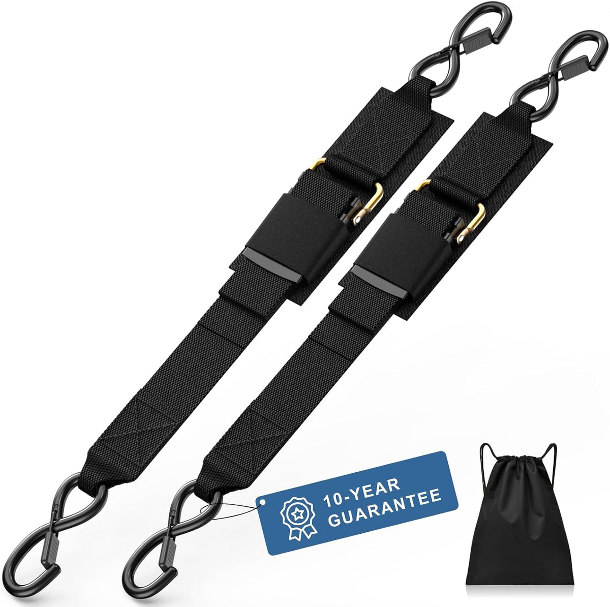 Heavy-Duty Boat Tie Down Straps to Trailer, Secure-Fit Boat Trailer Straps