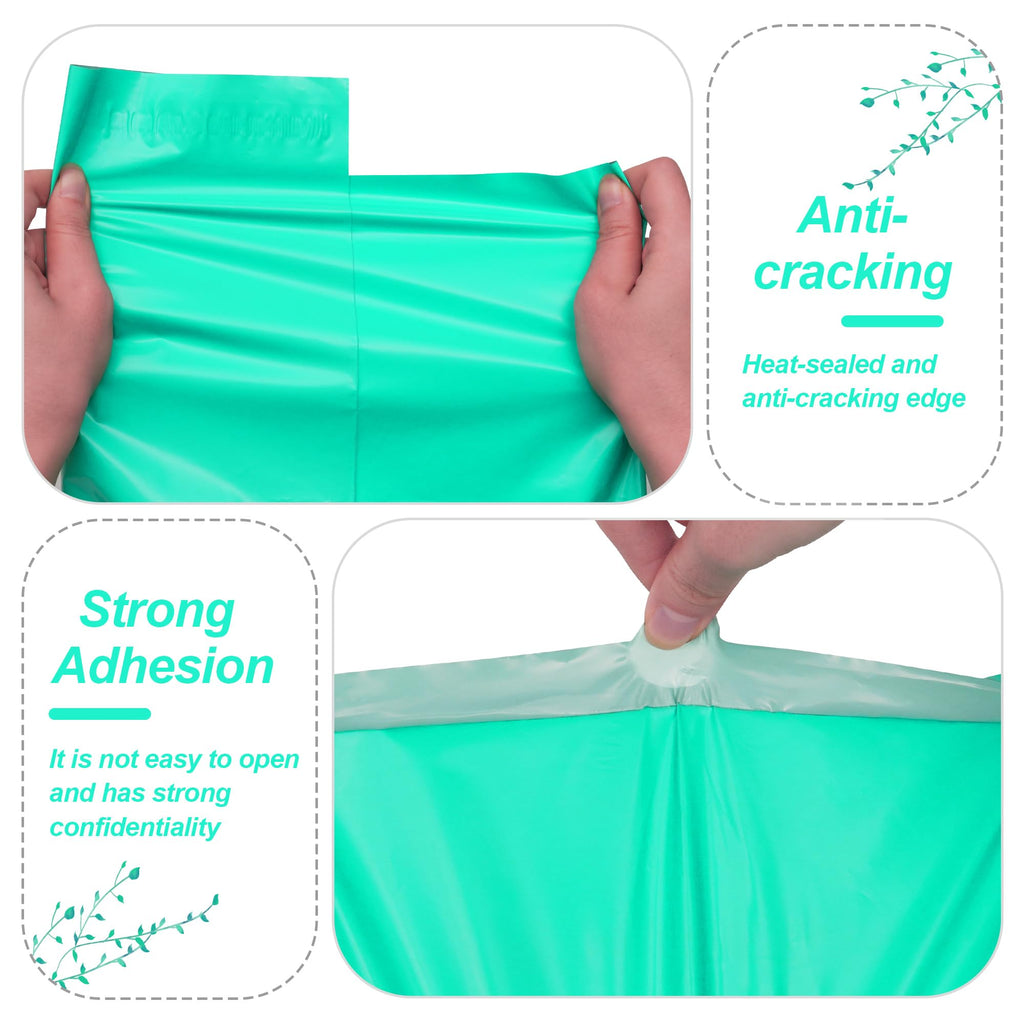 Thank You Poly Mailers 10x13 Inch, 100 PCS, Teal