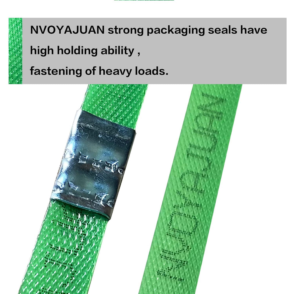 Packaging Strapping Open Serrated Seals for 5/8" Strap Width Polyester (PET) Strapping, Banding Strapping Clips