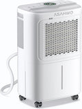 2500 Sq.Ft Dehumidifier for Basement Home, ASAHWo 34 Pints Dehumidifier with Drain Hose, Quiet Portable Dehumidifiers