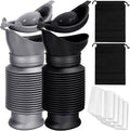 Car Travel Portable Urinal for Men and Women, Spill Proof 750 ml 2Pcs | with Disposable Bag, Portable Urine Bottle
