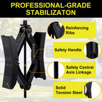 Camper Wheel Chock Stabilizer 2 Sets, X-Shaped RV Stabilizer