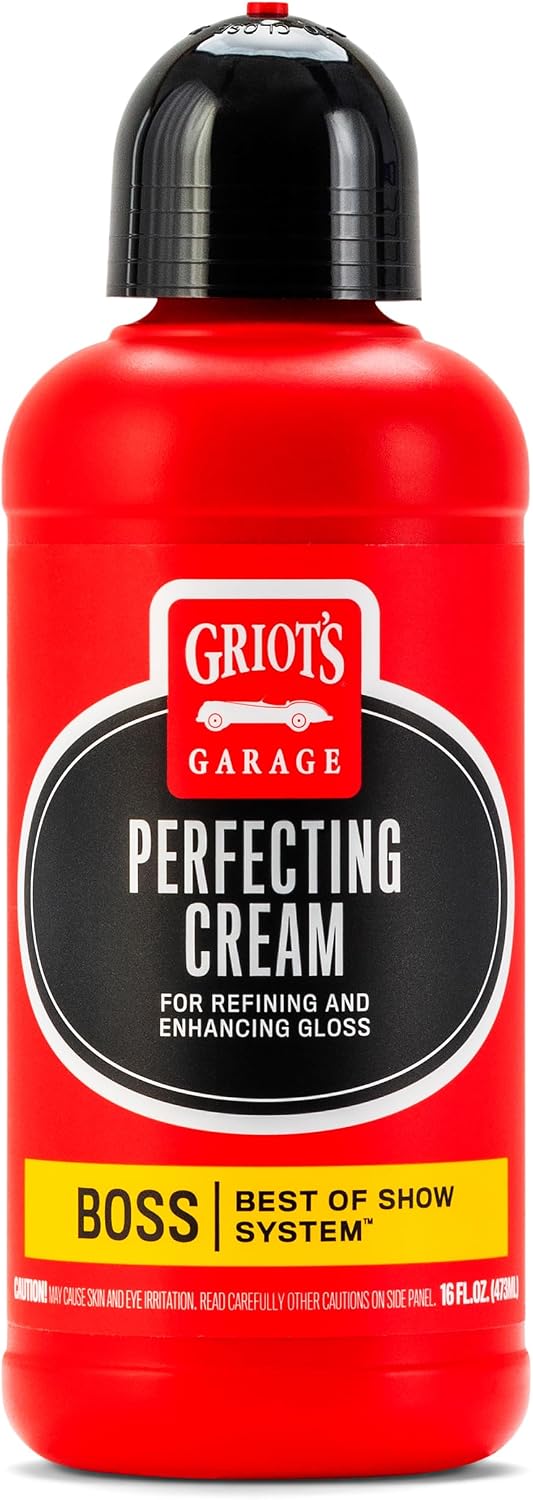 BOSS Perfecting Cream for Car Polishing and Detailing, Light Polish, Fine Scratch, Swirl Remover for Vehicles, 16oz