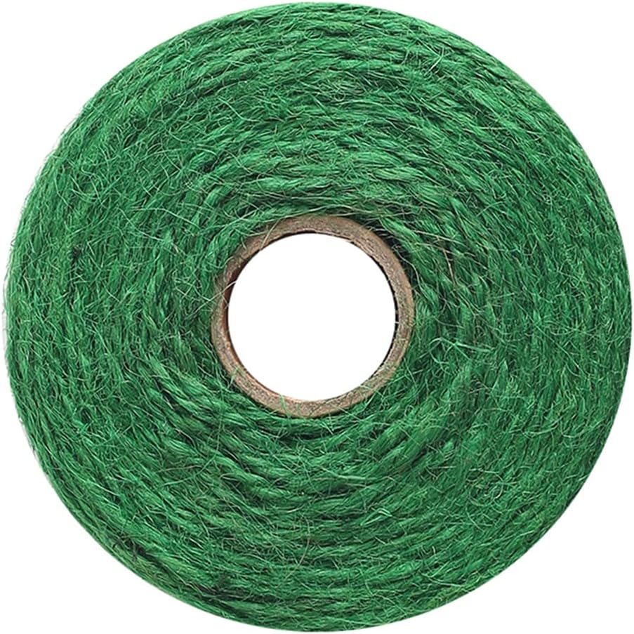 Garden Twine, 656 Feet 2mm Green Plant Ties