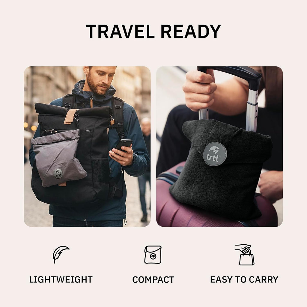 Pillow - Scientifically Proven, Super Soft Neck Support Travel Pillow for Airplanes - Lightweight and Machine
