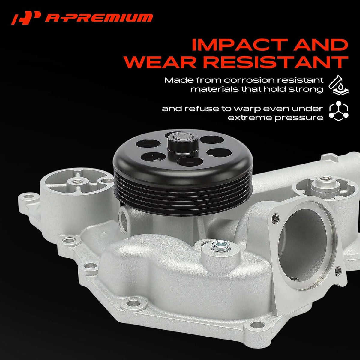 A-Premium Engine Water Pump (OHV V8 5.7L 6.1L) Compatible with Dodge, Jeep
