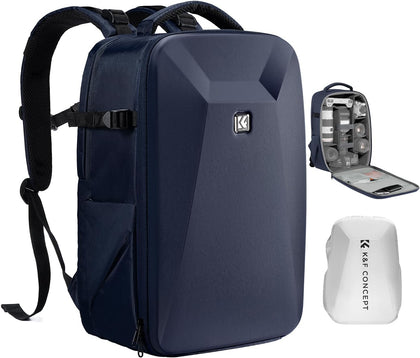 Camera Backpack,Hardshell Photography DSLR Camera Bag | 15-15.6 Inch Laptop Compartment, Waterproof, Hard Shell