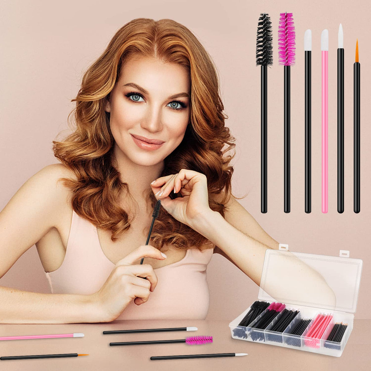 270 PCS Disposable Makeup Applicators Tools Kit