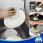 Dish Scrub Brush, Palm Brush Dish Scrubber, Green, Pack of 2