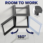VIVO Black 12U Wall Mounted Server Rack Cabinet, MOUNT-SC12U