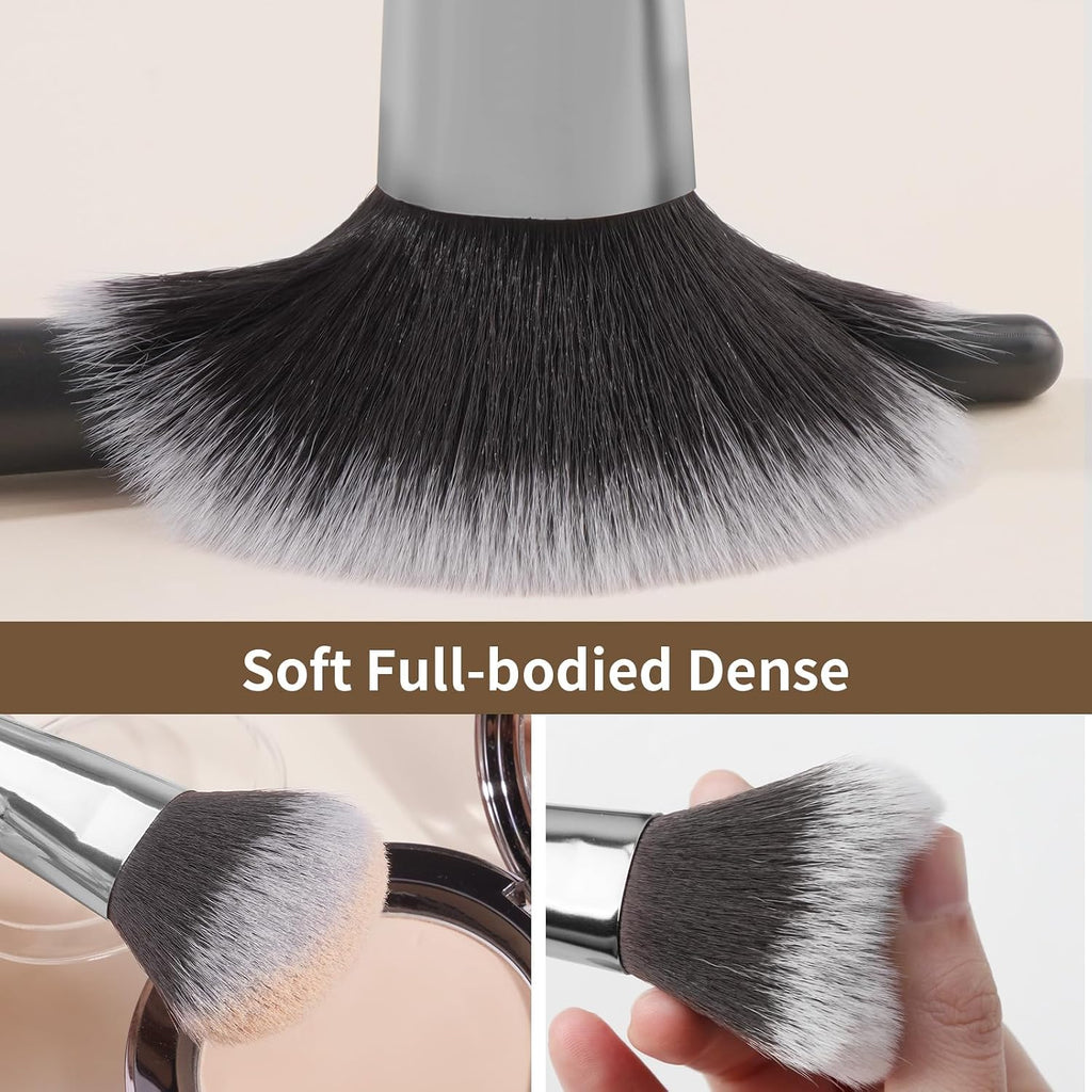 Makeup Brush Set 30 Pcs Premium Synthetic Makeup Brushes Foundation Eye Shadow Powder Concealers Highlight Blending