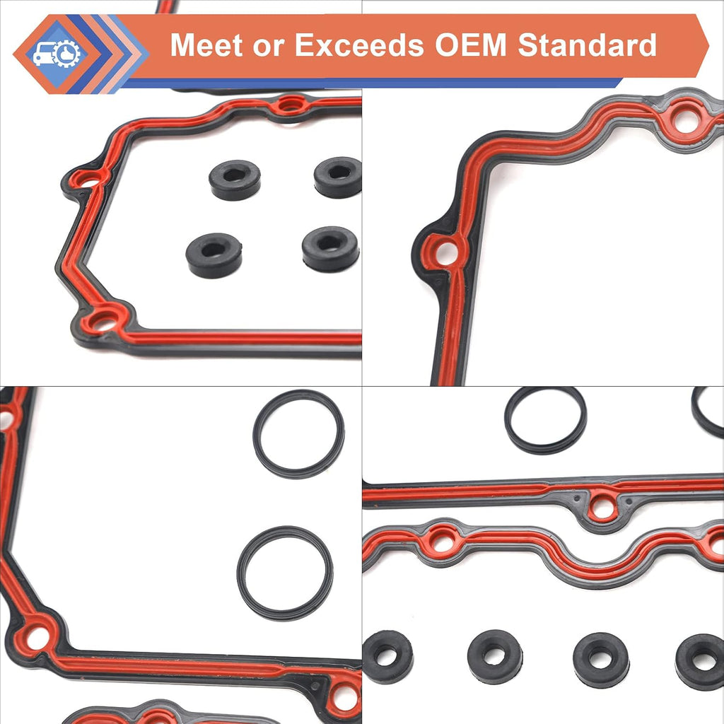 Upper and Lower Powerstroke Diesel Valve Cover Gaskets Fit for Ford Vehicle