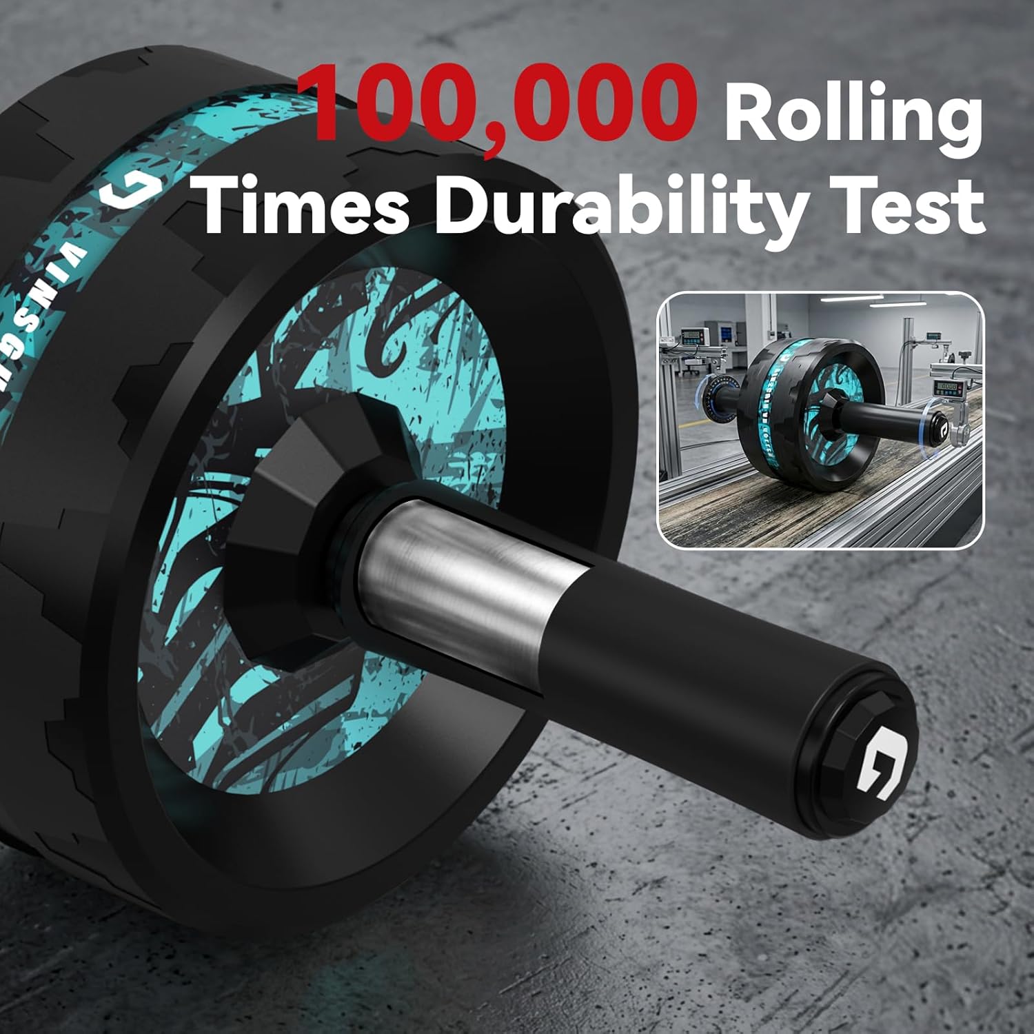Ab Roller Wheel, Abs & Core Workout Equipment for Home Gym with Knee Pad Accessories, Abdominal Wheel for Full-body