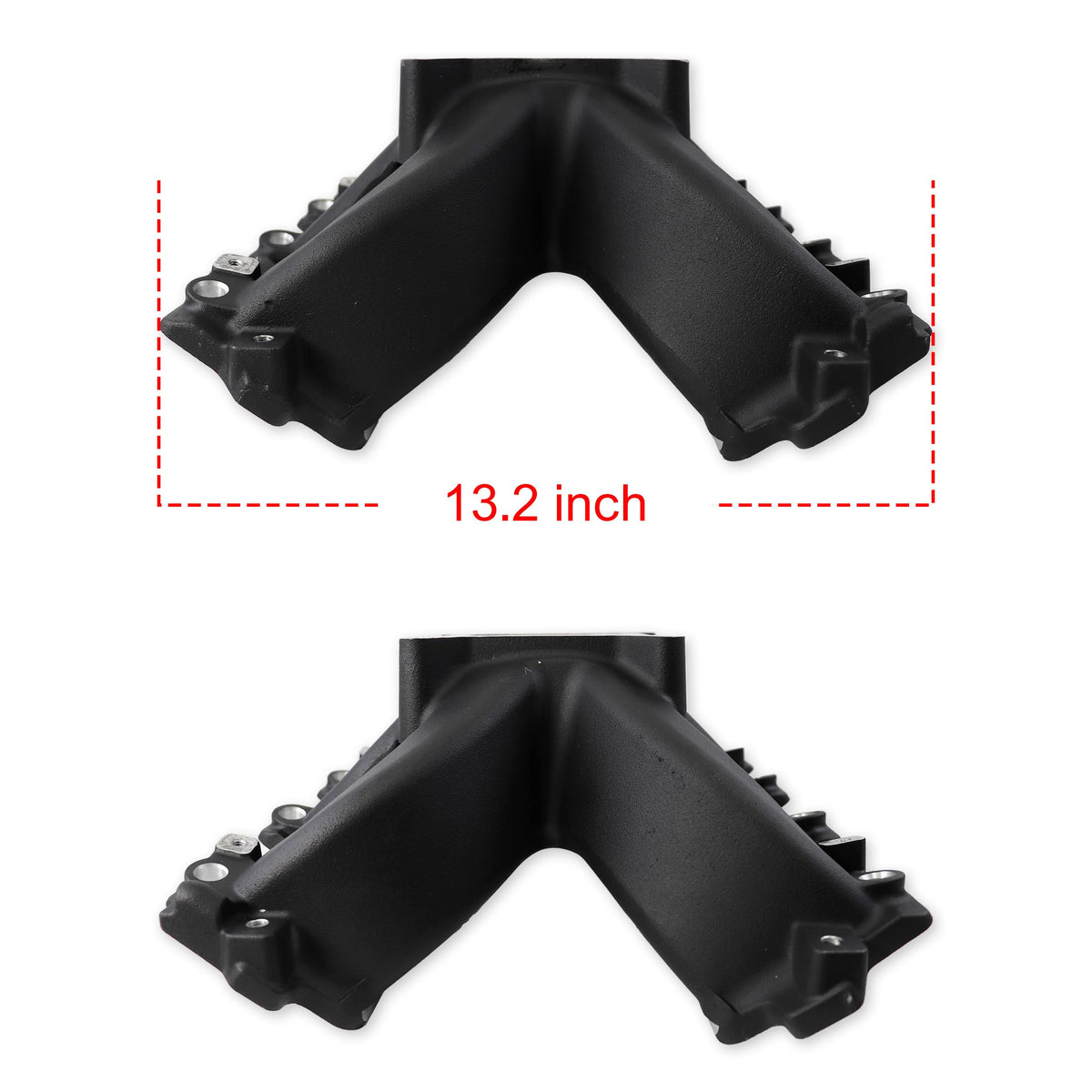 JGhyperX 28095 LS Cathedral Port EFI Intake Manifold for GM LS Black