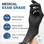 Nitrile Gloves, Gloves Disposable Latex Free, Powder Free