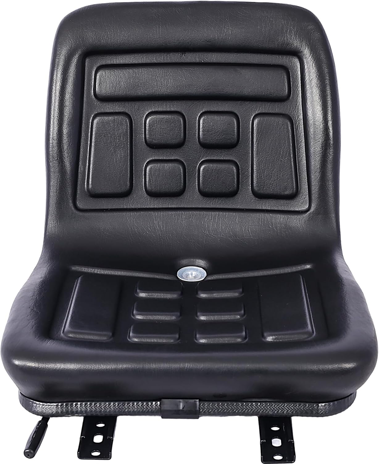 Universal Lawn Tractor Seat Replacement, Compact High Back Mower Seat with a Drain Hole Replacement Seat