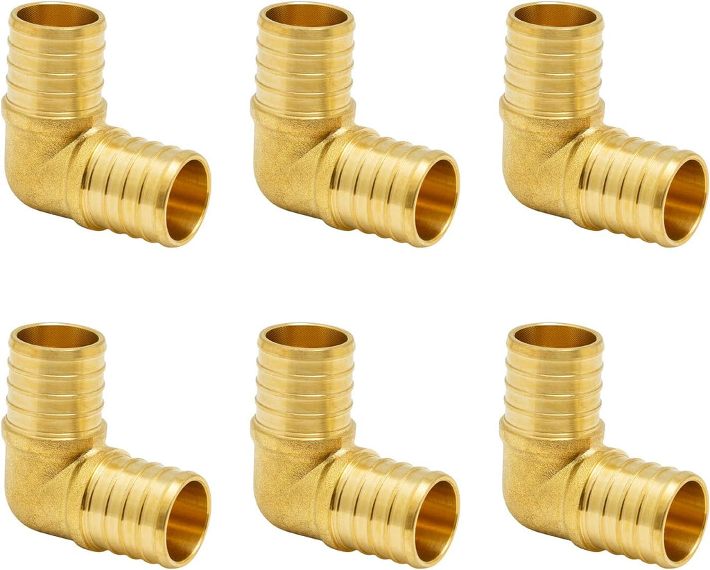 SUNGATOR 6-Pack 1 Inch PEX 90 Degree Elbow