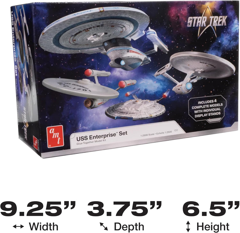 Star Trek U.S.S. Enterprise Four Ship Set AMT Model Kit