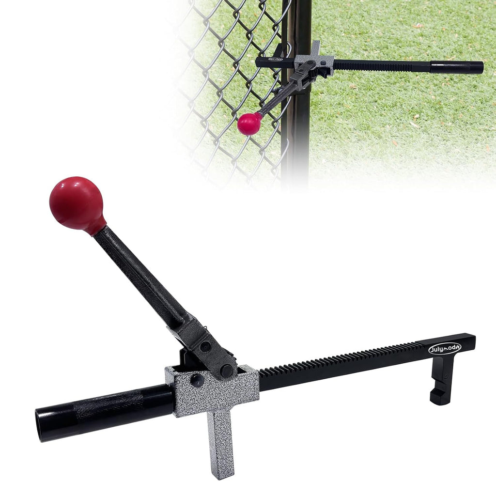 Chain Link Fence Stretcher Tool, 9.3” Ratchet Travel Chain Tensioner