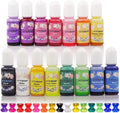 Epoxy Resin Dye,15 Color Translucent Epoxy Resin Pigment | Odorless Concentrated Resins Paint Each 0.35oz,Liquid