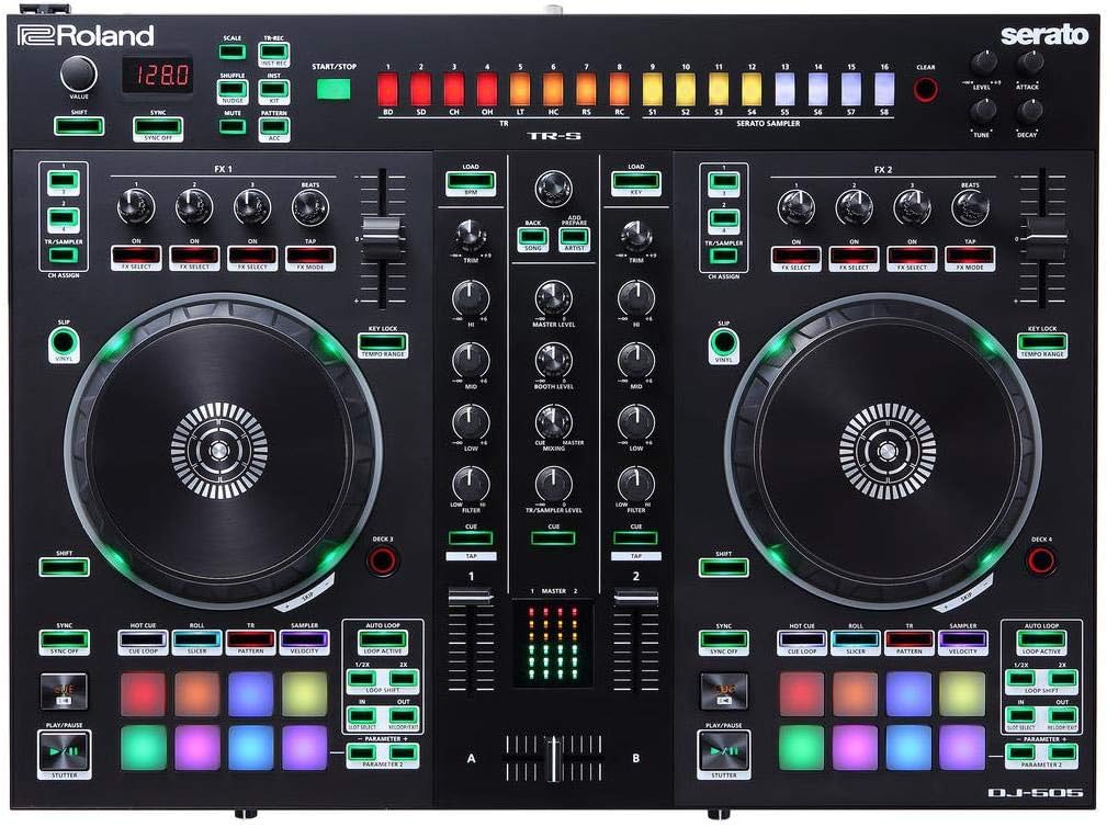 DJ-505 Two-Channel, Four-Deck Serato DJ Controller (DJ-505)