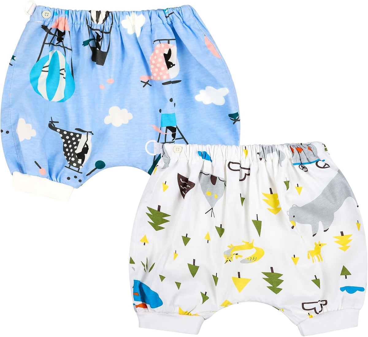 Bedwetting Diaper Pants Absorbent Potty Training Shorts 2 Pack