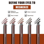 5 Colors Waterproof Eyeliner Pencil Set,Smooth Creamy Formula