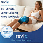 Knee Ice Pack Wrap for Meniscus Tear, ACL, 45-Min Cold Therapy