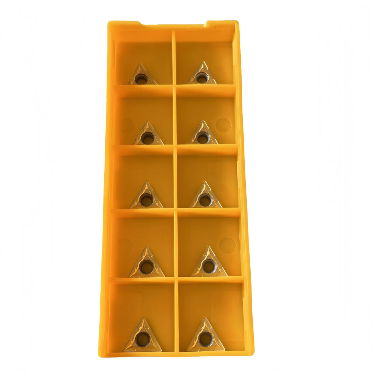 10PCS TCMT110204 Carbide Turning Inserts,TCMT21.51 Insert Tain Coated CNC Lathe Carbide Cutters Inserts, for Lathe Turning Tool Holder Replacement Insert