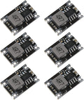 6 Packs 5V Buck Converter Module, 5V-30V to 5V DC DC Voltage Regulator Mini MP1584EN DC-DC 3A Power Supply Adjustable Module PCB Board Power Buck Modules