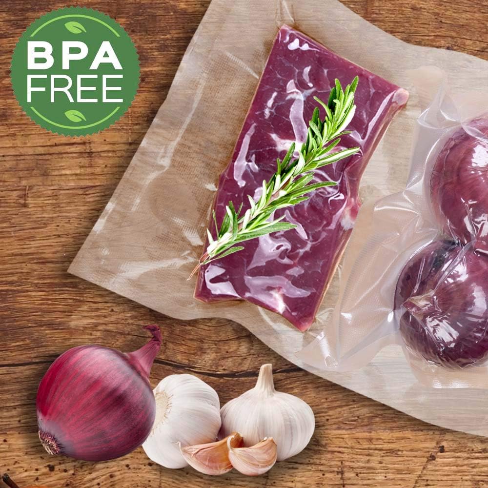 4Pack Vacuum Sealer Bags Rolls 11"x50' for Food Storage