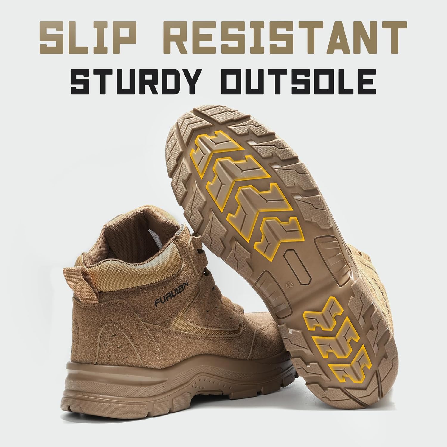 Steel Toe Boots for Men Women Lightweight Work Boots Pioneer Series | ASTM Certificated Safety Shoes, Width Option
