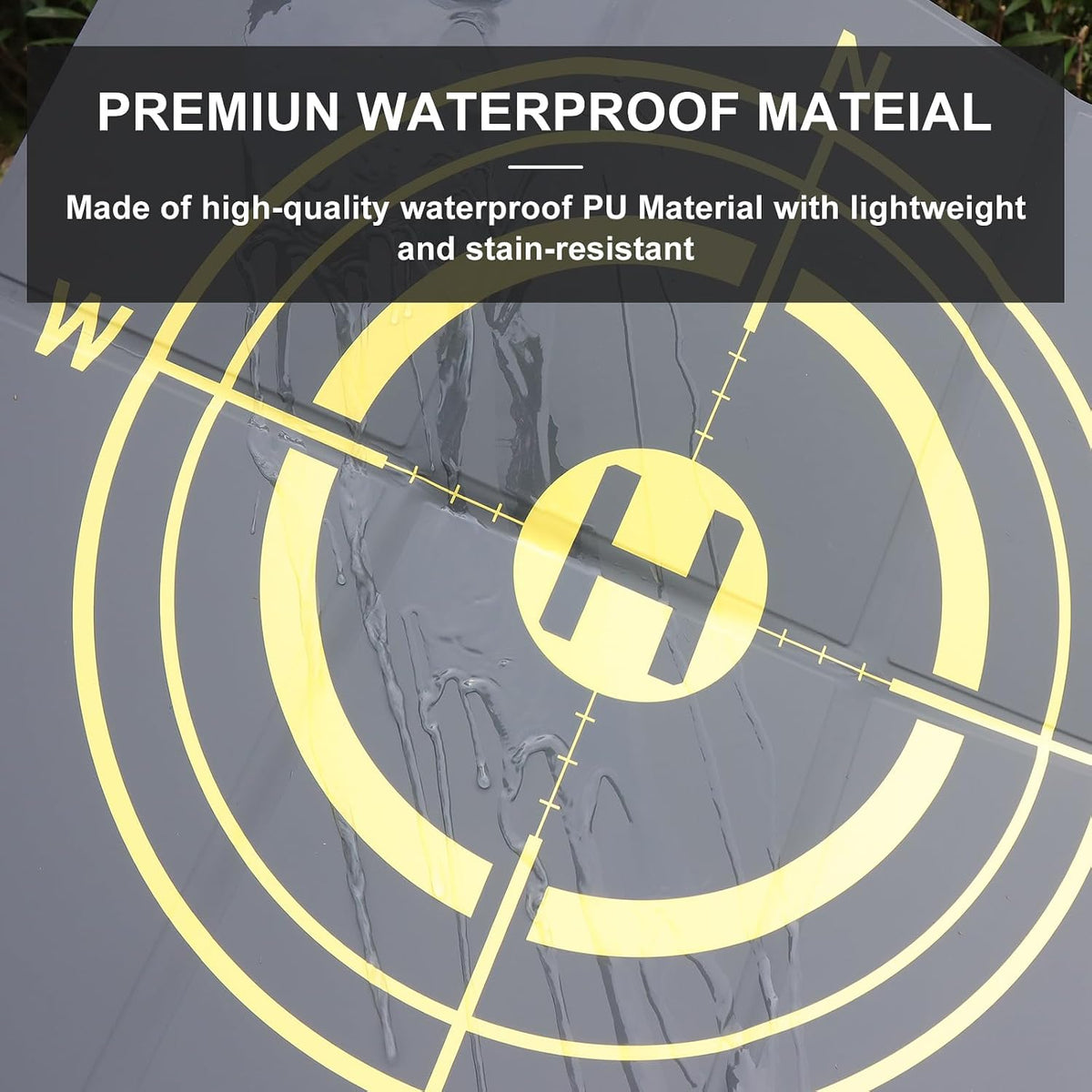 Drone Landing Pad Universal Waterproof Weighted Portable Fast-Foldable Helipad Launch for DJI Avata 360 Mavic 3 4