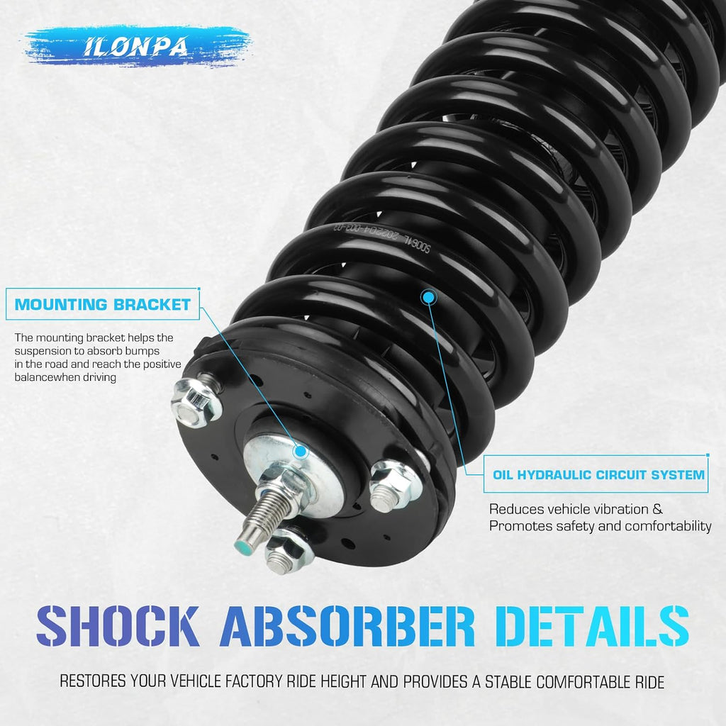ILONPA Front Struts Shocks for 1995-2004 Toyota Tacoma (4WD) / Pre Runner