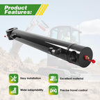 Agrovolcyn Hydraulic Thumb Clamp Cylinder Compatible with E32 E35