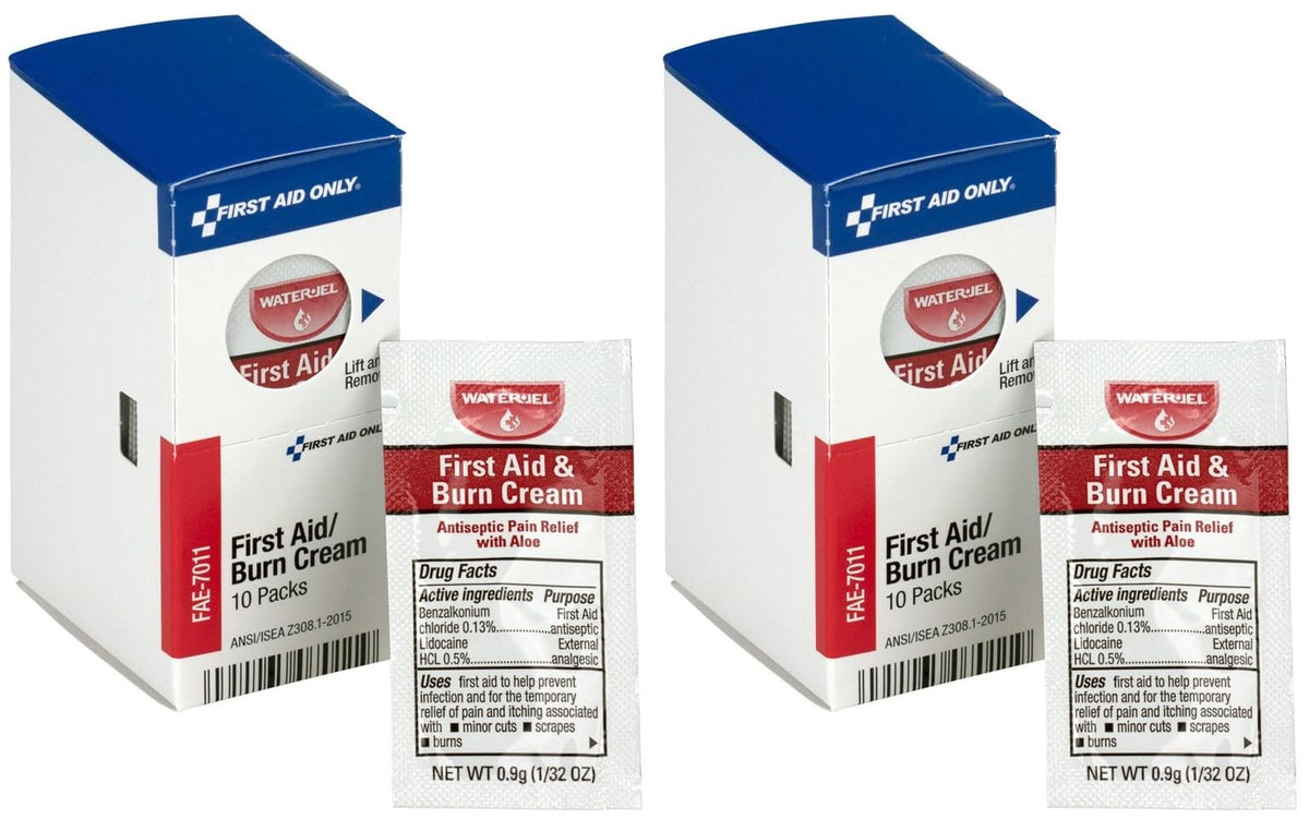 FAE-7011 SmartCompliance Refill Burn Cream Packets, 10 Count- Pack of 2