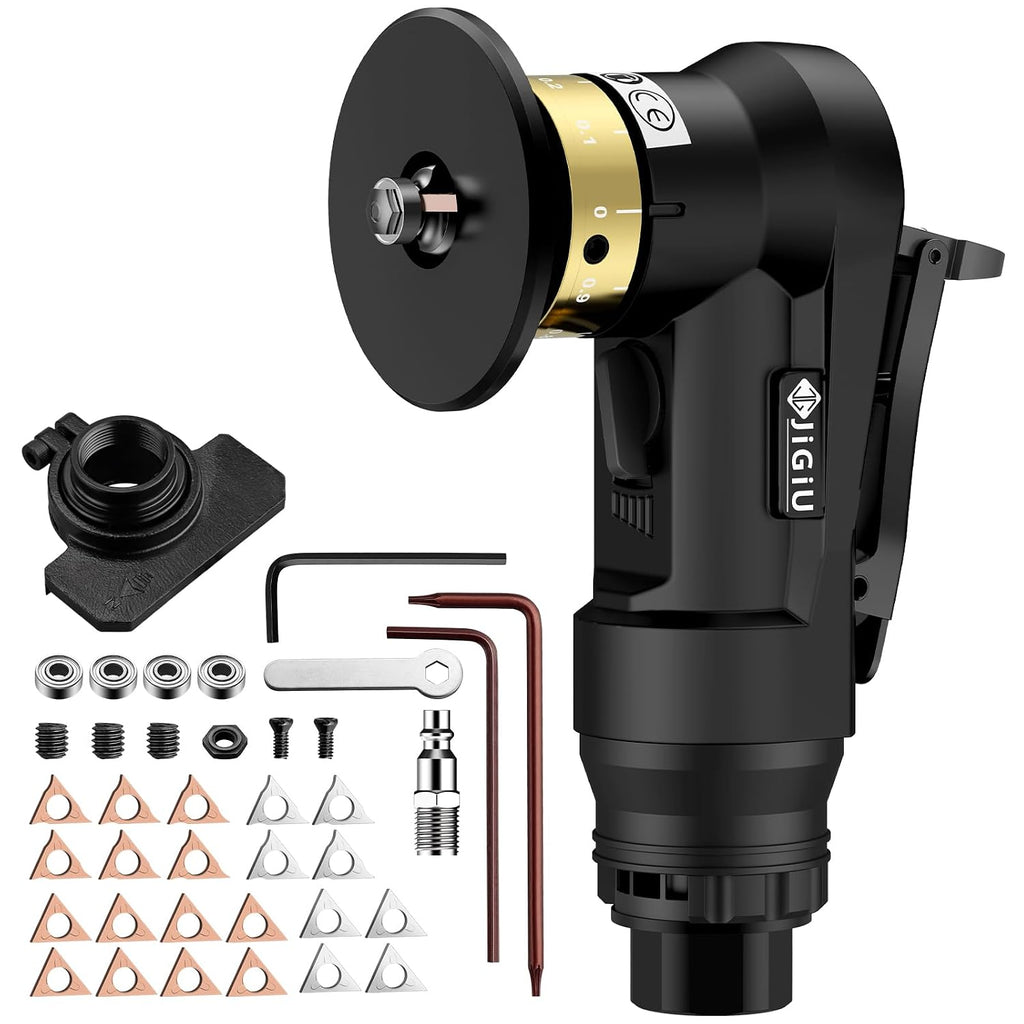 Upgraded Pneumatic Chamfer Tool with Straight Guide Plate Save Guide Wheels