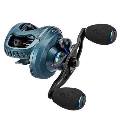 MegaJaws Baitcasting Fishing Reels,6.5:1 Gear Ratio,Left