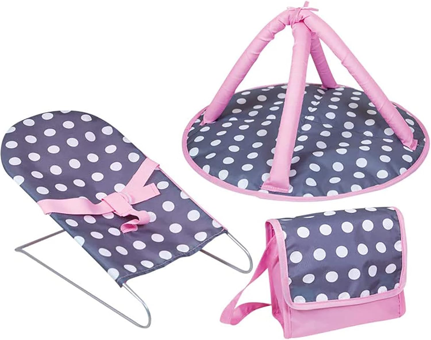 5 Piece Doll Deluxe Nursery Play Set with Accessories