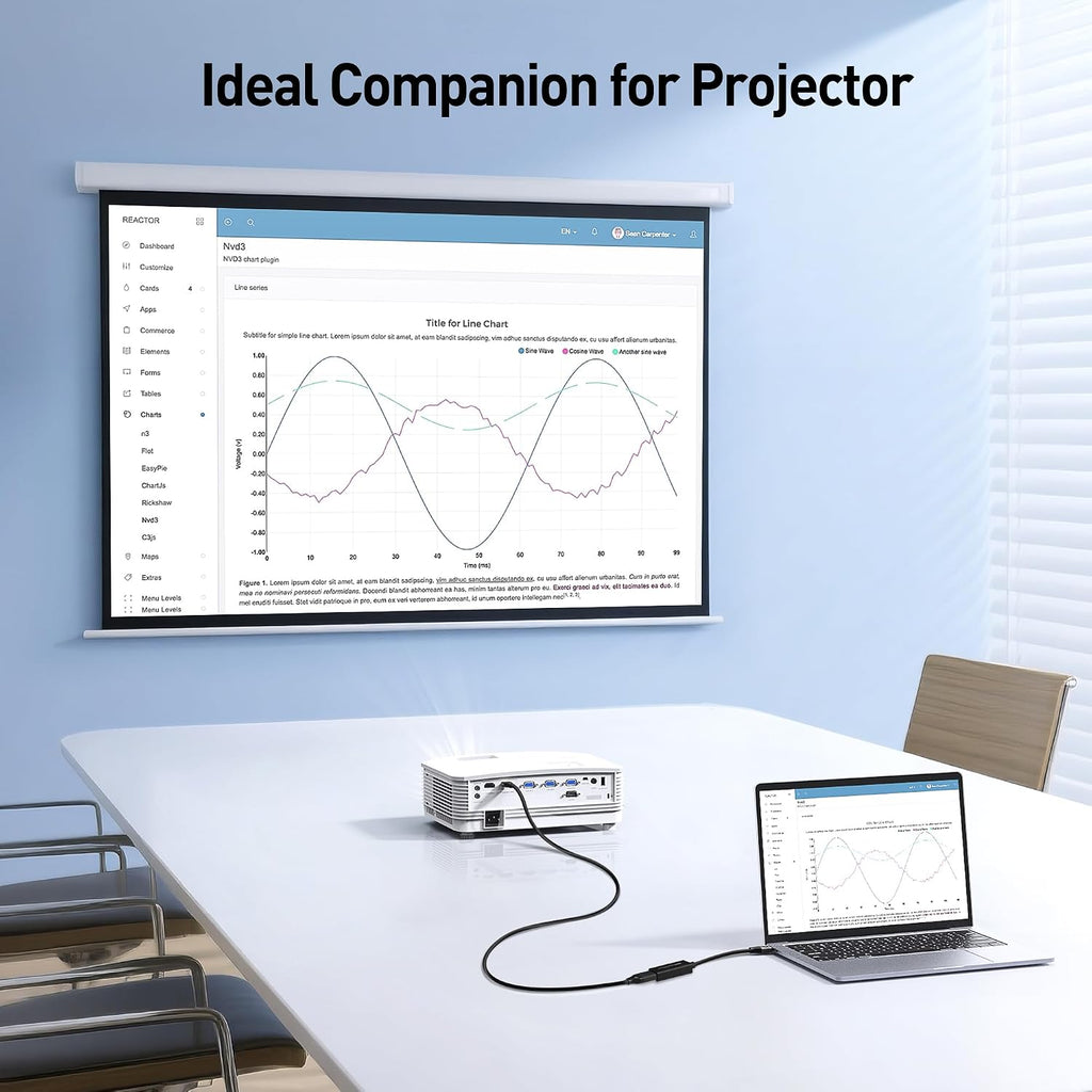 Mini DisplayPort to HDMI Adapter, Mini DP to HDMI, Black | Thunderbolt 2 and Thunderbolt Ports Compatible