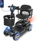 20 Miles 4 Wheels Mobility Scooter for Seniors/Adults Up to 300LBS,350W Electric Wheelchair Detachable Lithium
