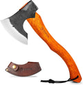 Mammoth Hatchet, 15.5" Hand-Forged Camping Axes Hatchet with Sheath | Wood Chopping Axe, Hand Gardening Axes for